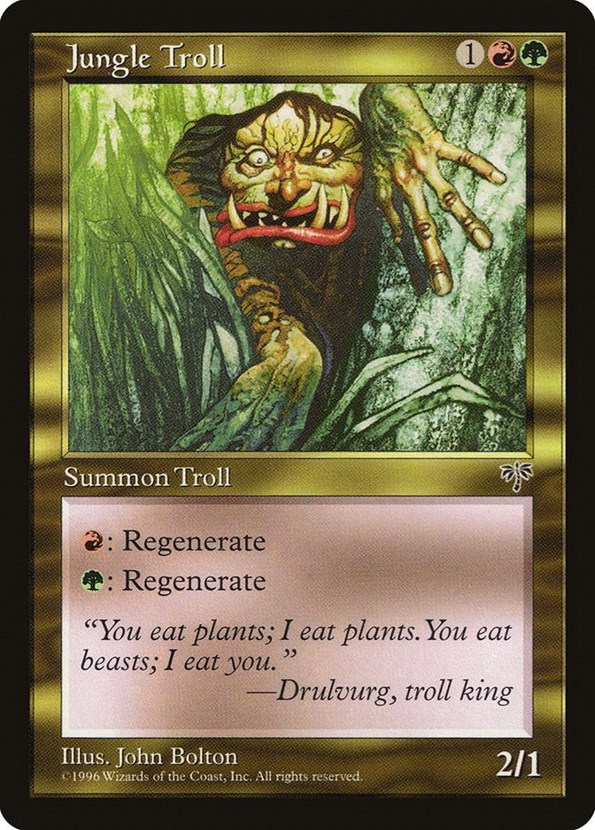 Jungle Troll [MIR] - MTG Single