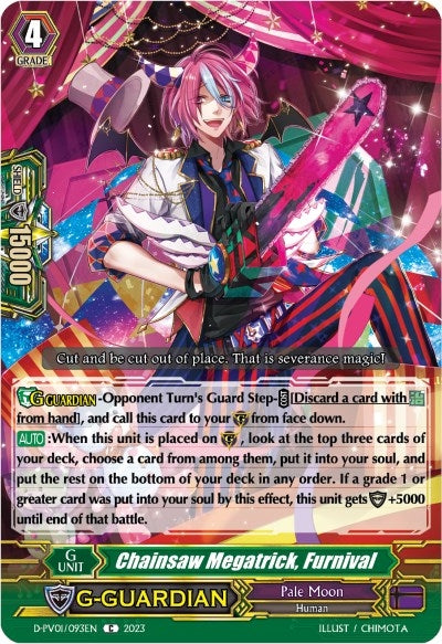 Chainsaw Megatrick Furnival (1093) [D-PV01] - Cardfight Vanguard Single