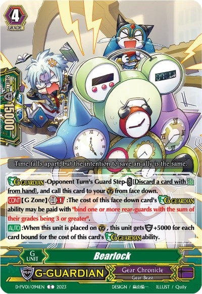 Bearlock (1094) [D-PV01] - Cardfight Vanguard Single