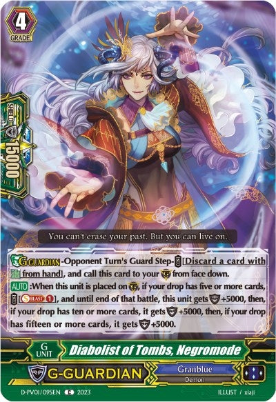 Diabolist of Tombs Negromode (1095) [D-PV01] - Cardfight Vanguard Single