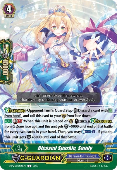 Blessed Sparkle Sandy (1096) [D-PV01] - Cardfight Vanguard Single