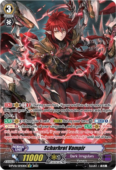 Scharhrot Vampir (SP) (120) [D-PV01] - Cardfight Vanguard Single