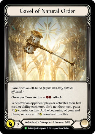 Gavel of Natural Order (5) [PR] - Flesh and Blood TCG Single