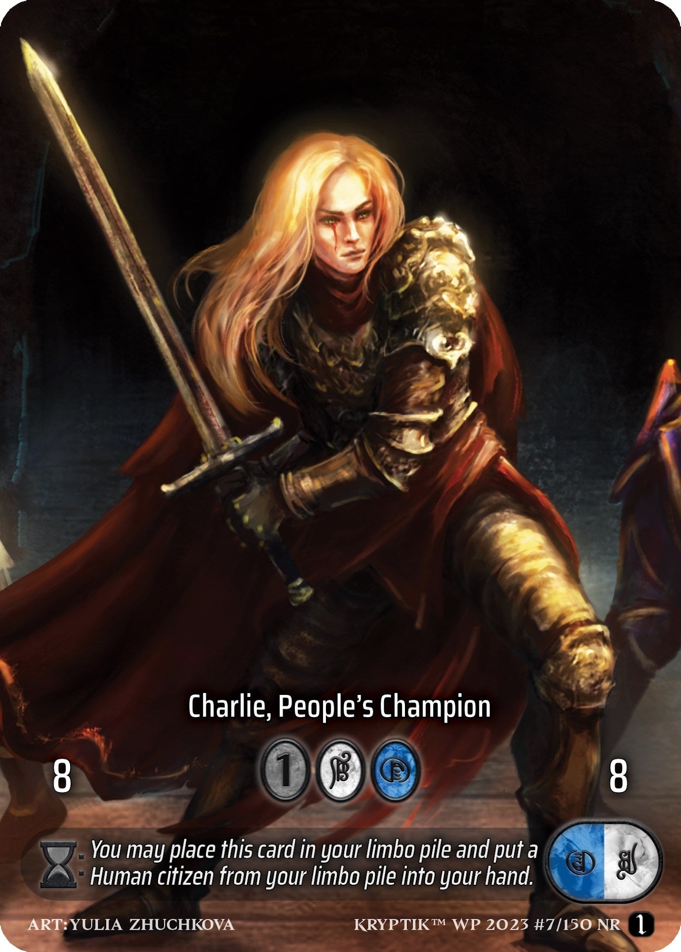 Charlie People’s Champion (Box Topper) (Glass Foil) (7) - Kryptik TCG Single