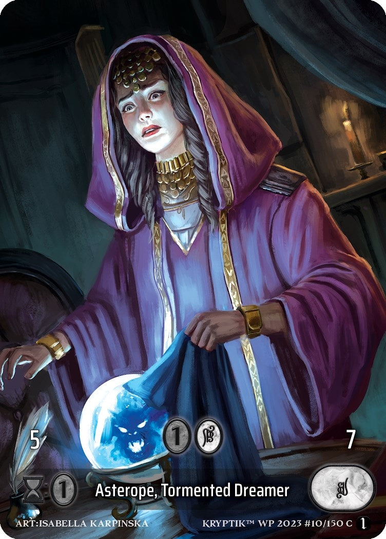 Asterope Tormented Dreamer (Box Topper) (Glass Foil) (10) - Kryptik TCG Single