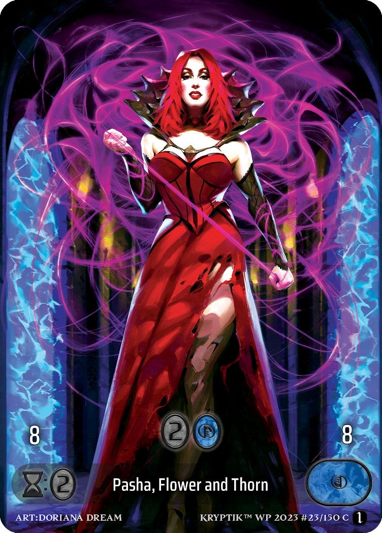 Pasha Flower and Thorn (Box Topper) (Glass Foil) (23) - Kryptik TCG Single