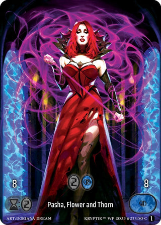 Pasha Flower and Thorn (Box Topper) (Glass Foil) (23) - Kryptik TCG Single