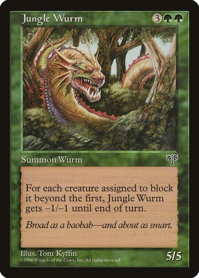 Jungle Wurm [MIR] - MTG Single