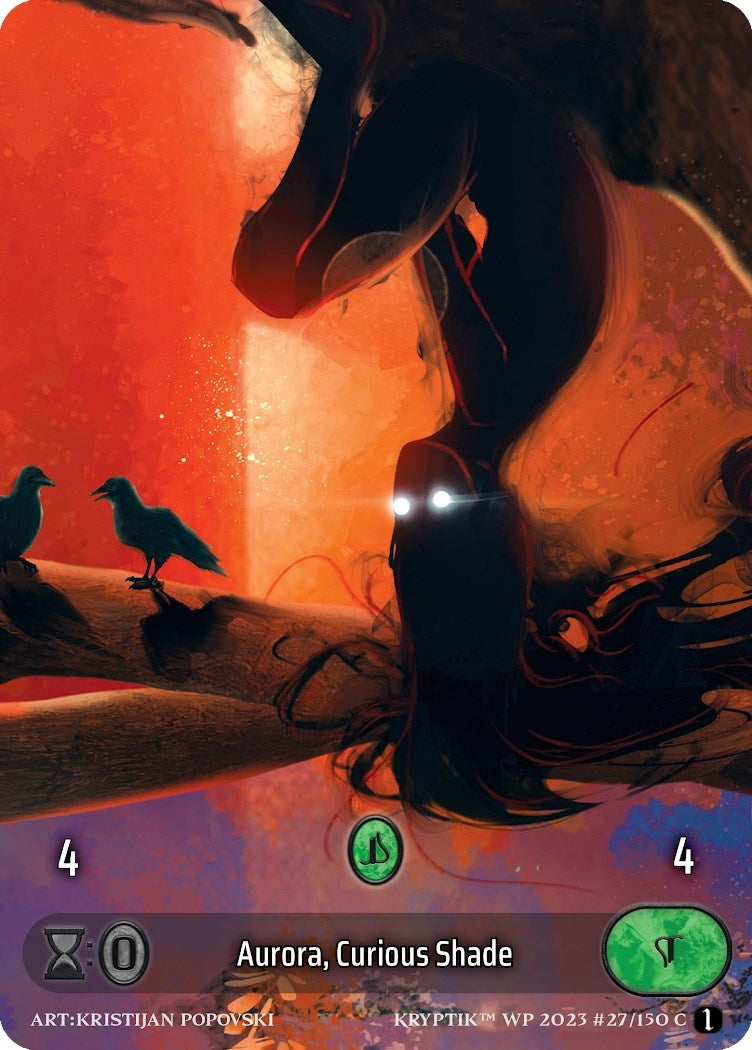 Aurora Curious Shade (Box Topper) (Glass Foil) (27) - Kryptik TCG Single