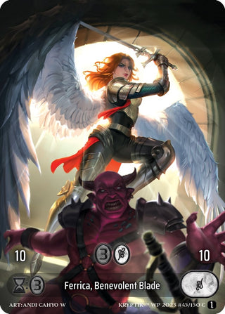Ferrica Benevolent Blade (Box Topper) (Glass Foil) (45) - Kryptik TCG Single