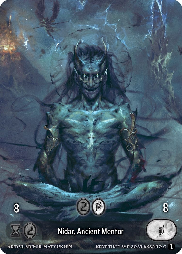 Nidar Ancient Mentor (Box Topper) (Glass Foil) (48) - Kryptik TCG Single