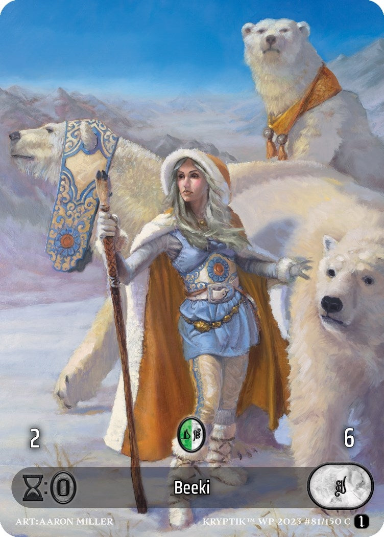 Beeki (Box Topper) (Glass Foil) (81) - Kryptik TCG Single