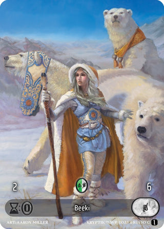 Beeki (Box Topper) (Glass Foil) (81) - Kryptik TCG Single