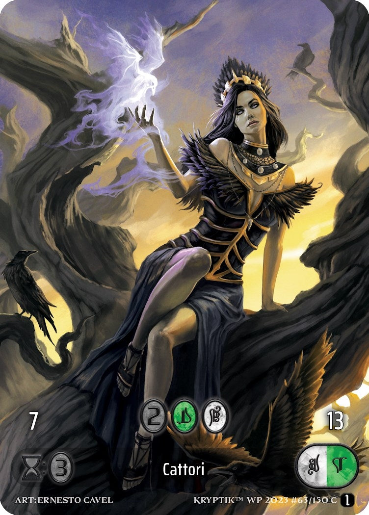 Cattori (Box Topper) (Glass Foil) (63) - Kryptik TCG Single