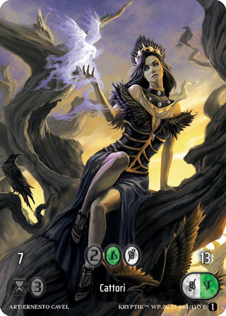 Cattori (Box Topper) (Glass Foil) (63) - Kryptik TCG Single