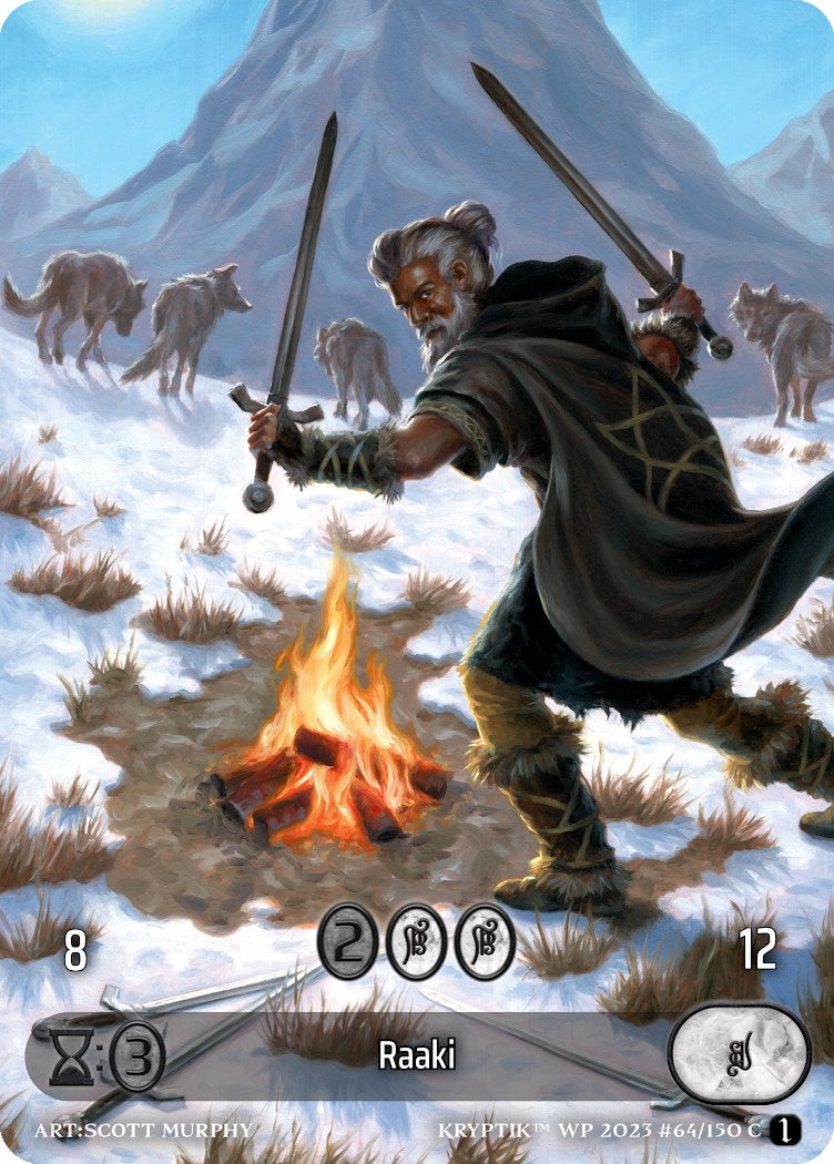 Raaki (Box Topper) (Glass Foil) (64) - Kryptik TCG Single