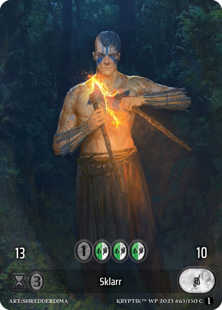 Sklarr (Box Topper) (Glass Foil) (65) - Kryptik TCG Single