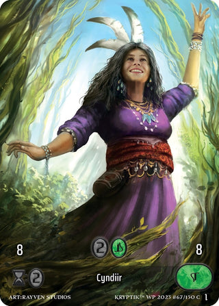 Cyndiir (Box Topper) (Glass Foil) (67) - Kryptik TCG Single