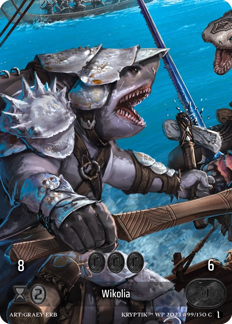 Wikolia (Box Topper) (Glass Foil) (99) - Kryptik TCG Single