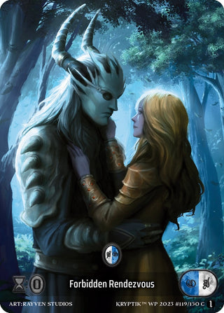 Forbidden Rendezvous (Box Topper) (Glass Foil) (119) - Kryptik TCG Single