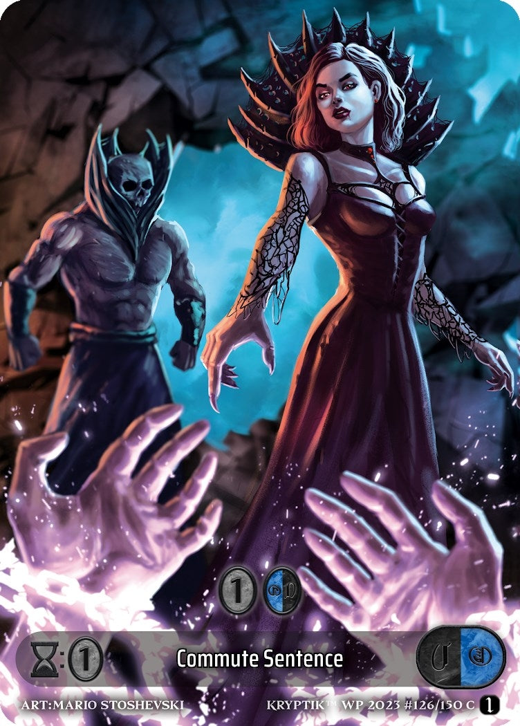 Commute Sentence (Box Topper) (Glass Foil) (126) - Kryptik TCG Single