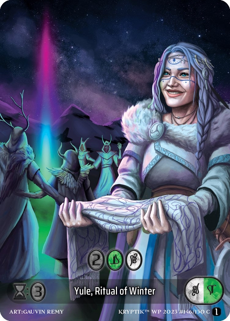 Yule Ritual of Winter (Box Topper) (Glass Foil) (146) - Kryptik TCG Single