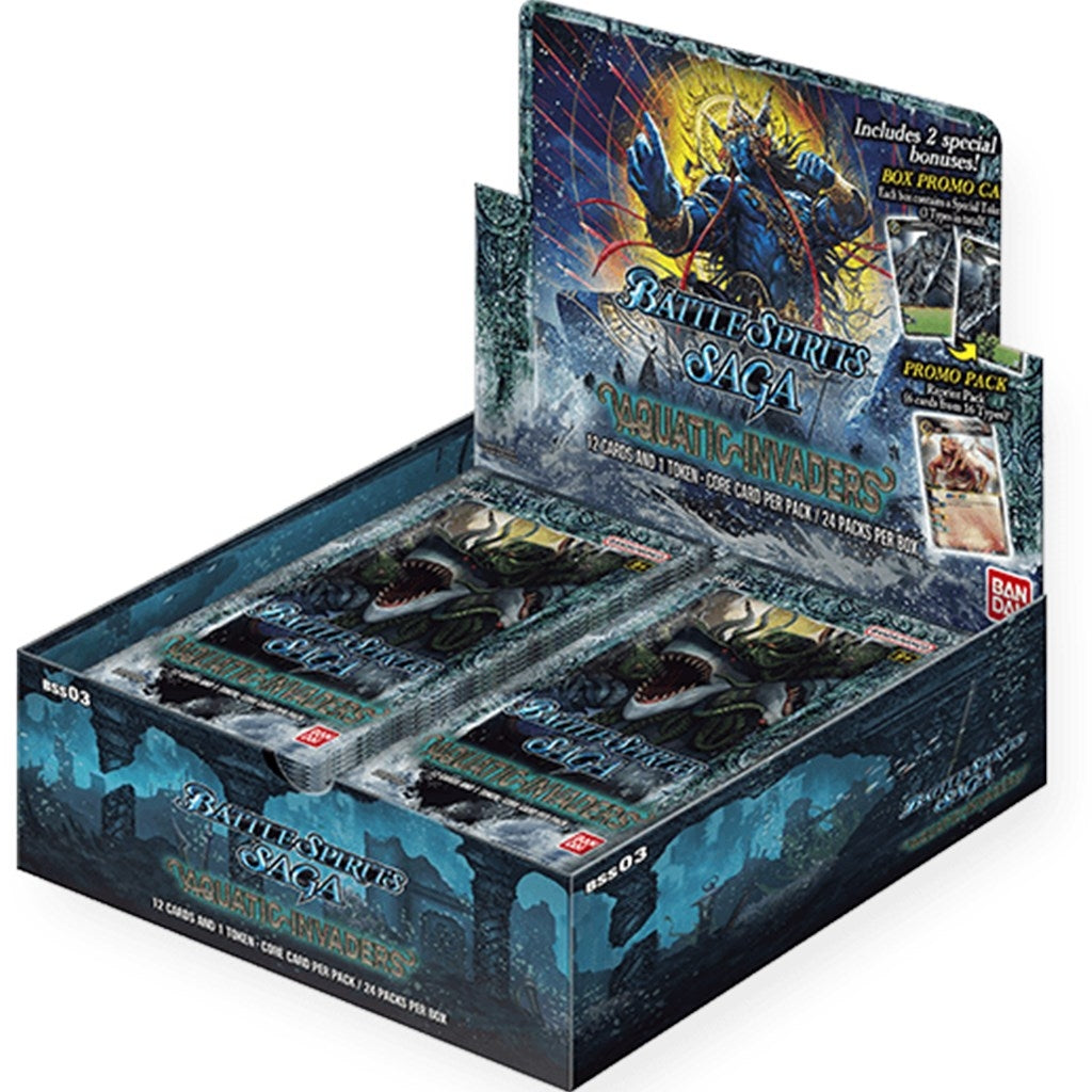 Aquatic Invaders Booster Box [BSS03] - Battle Spirits Saga Sealed