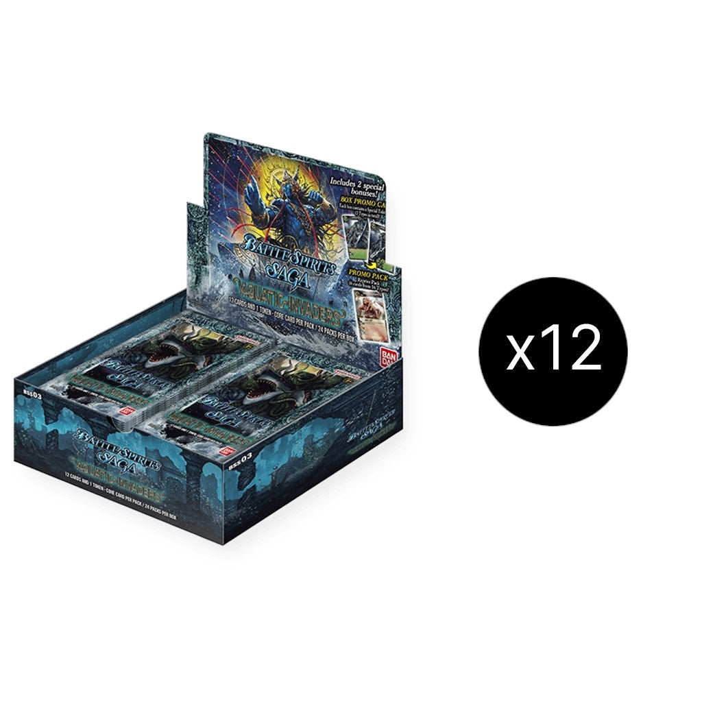 Aquatic Invaders Booster Box Case [BSS03] - Battle Spirits Saga Sealed