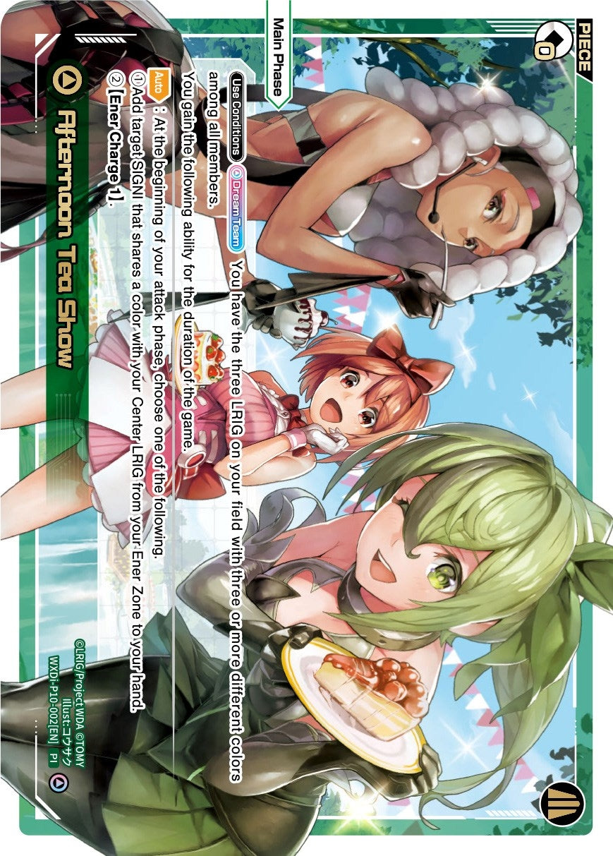 Afternoon Tea Show (10002) [WXDi-P10] - WIXOSS Single