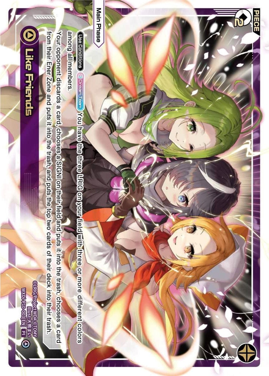 Like Friends (10003) [WXDi-P10] - WIXOSS Single