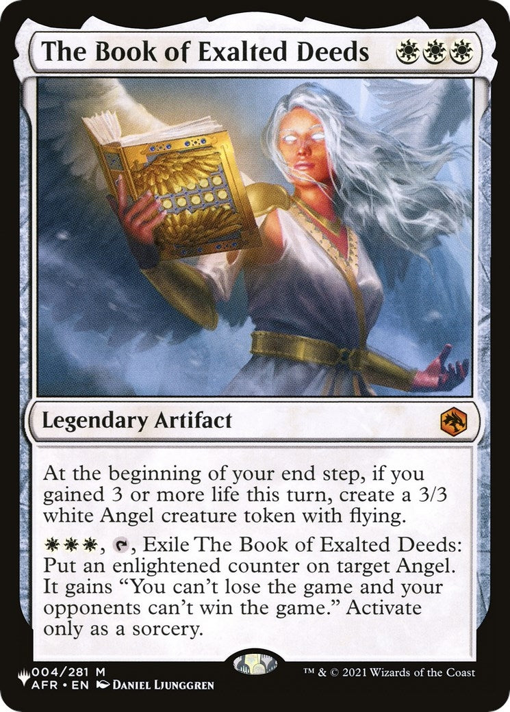 The Book of Exalted Deeds (4) [LIST] - MTG Single