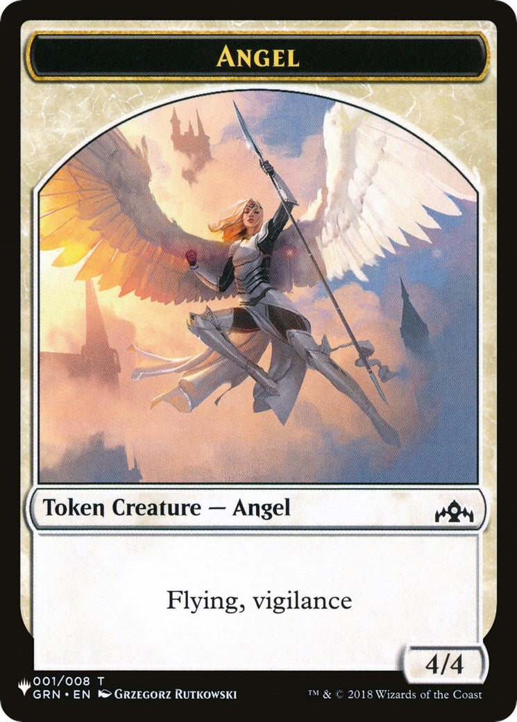 Angel // Warrior Double-Sided Token (0) [LIST] - MTG Single