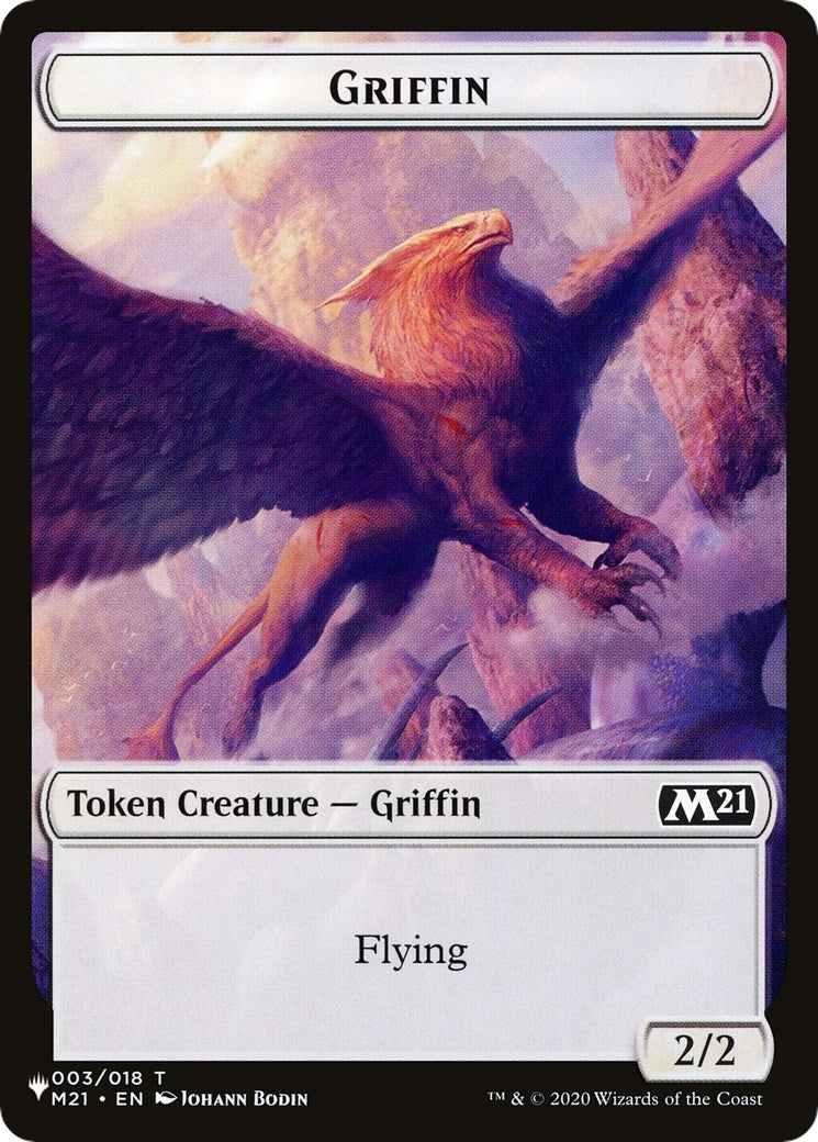 Griffin // Warrior Double-sided Token (0) [LIST] - MTG Single