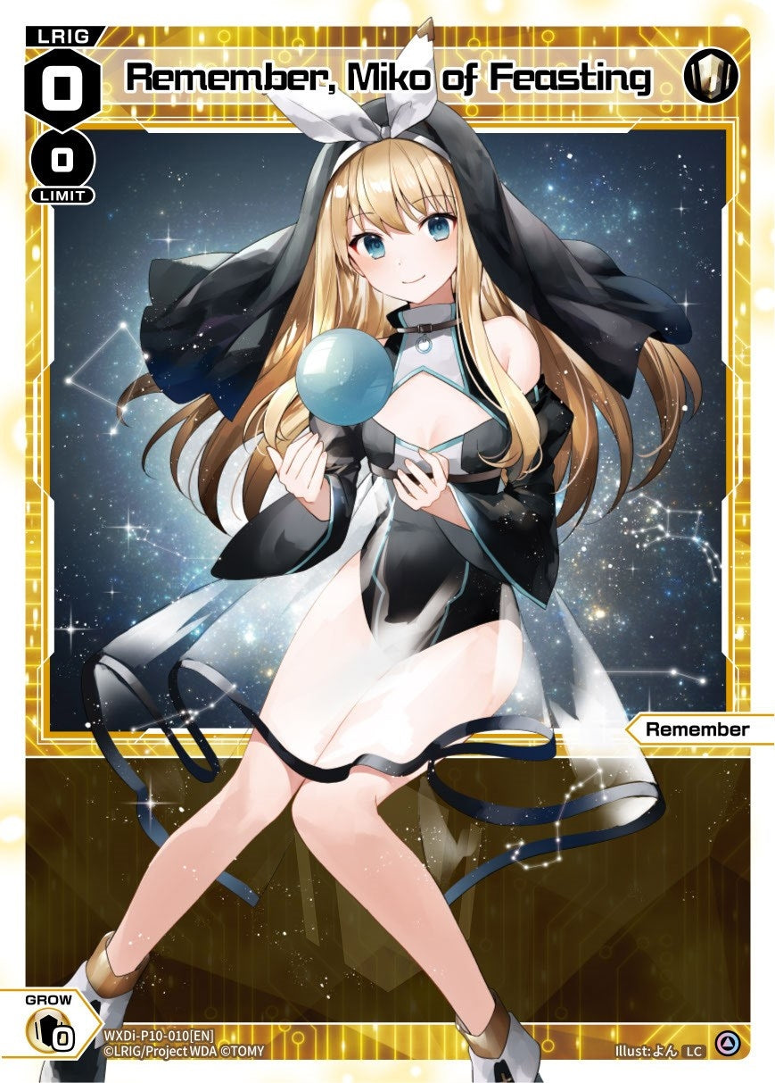 Remember Miko of Feasting (10010) [WXDi-P10] - WIXOSS Single