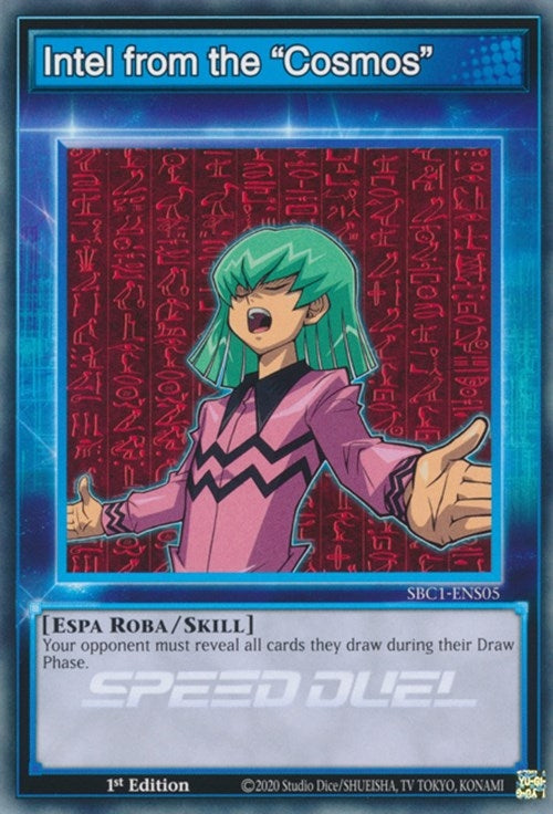 Intel from the ’Cosmos’ (105) (SBC1) - YuGiOh Single