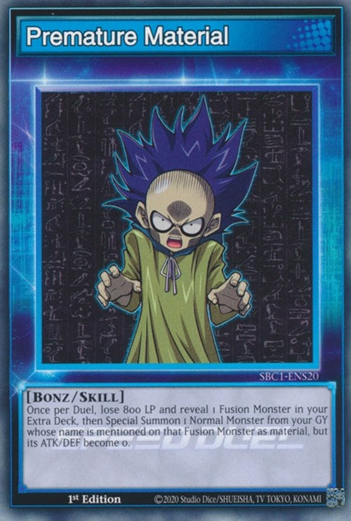 Premature Material (120) (SBC1) - YuGiOh Single