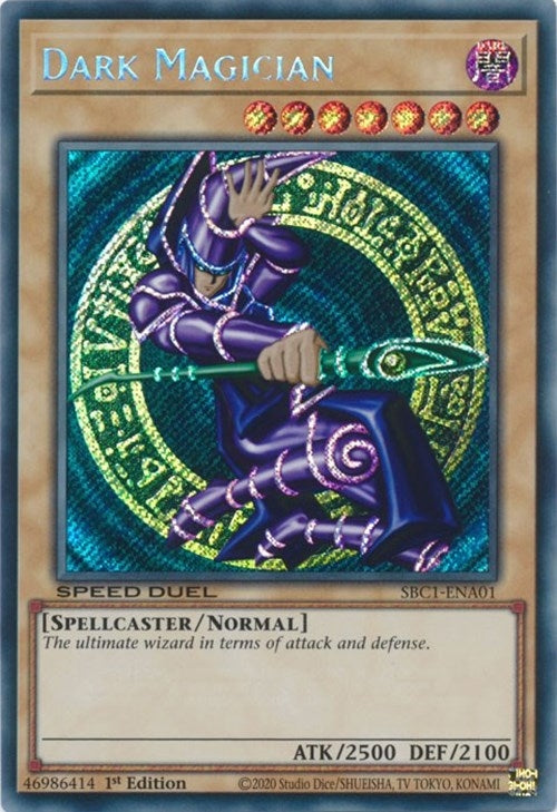 Dark Magician (A) (Secret Rare) (101) (SBC1) - YuGiOh Single