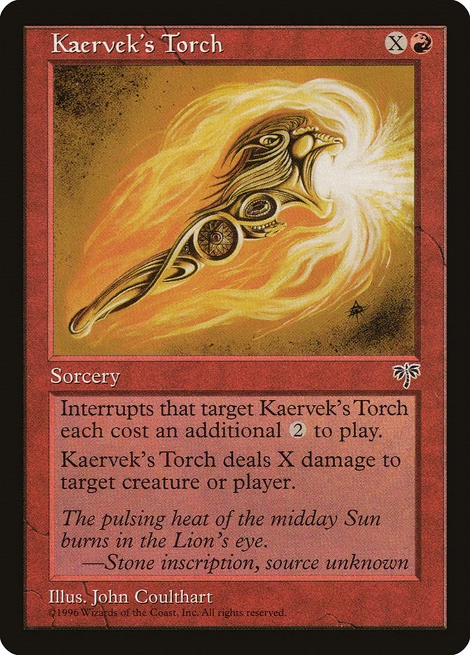 Kaervek’s Torch [MIR] - MTG Single