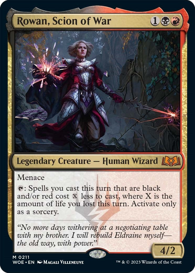 Rowan Scion of War (211) [WOE] - MTG Single