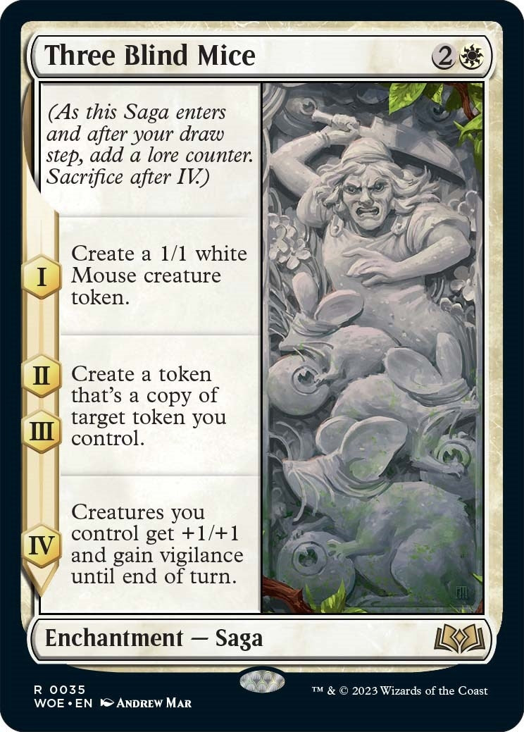 Three Blind Mice (35) [WOE] - MTG Single