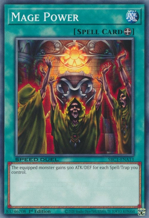 Mage Power (113) (SBC1) - YuGiOh Single