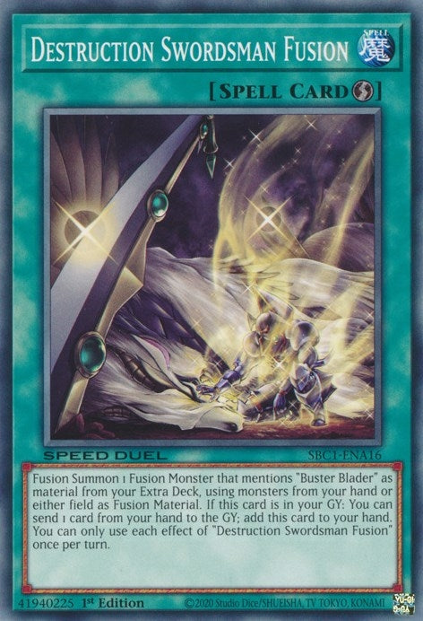 Destruction Swordsman Fusion (116) (SBC1) - YuGiOh Single