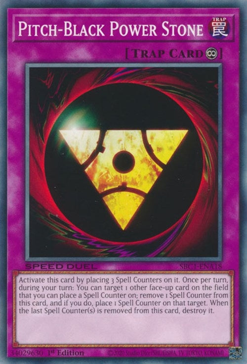 Pitch-Black Power Stone (118) (SBC1) - YuGiOh Single