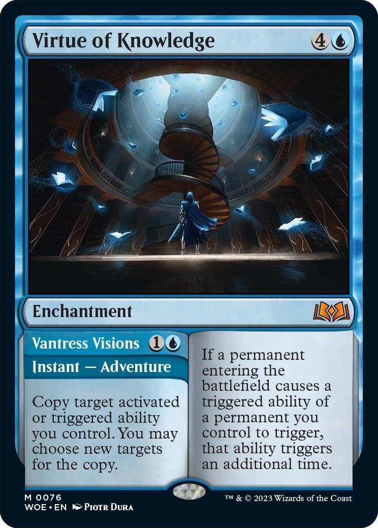 Virtue of Knowledge (76) [WOE] - MTG Single