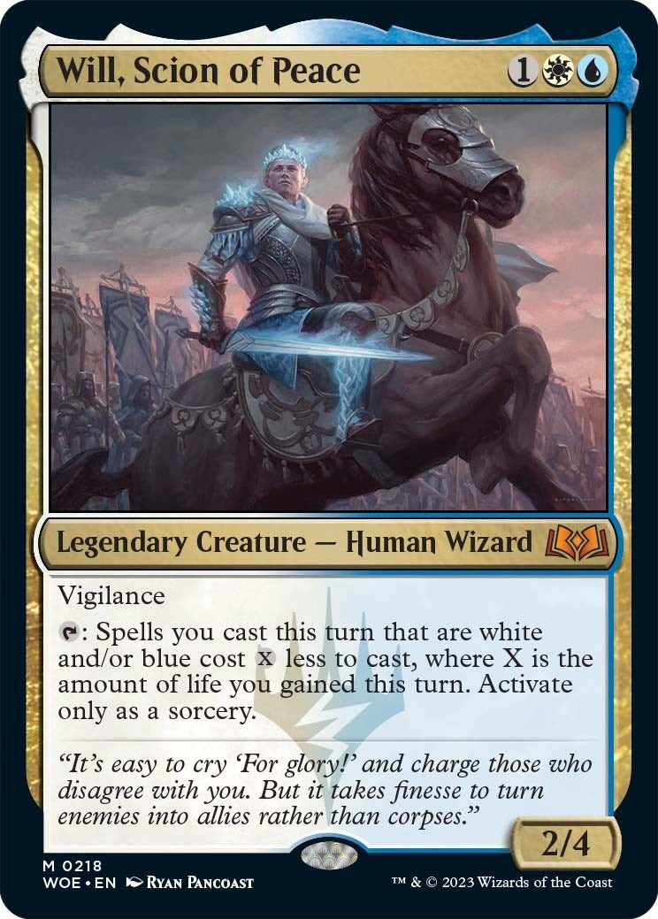 Will Scion of Peace (218) [WOE] - MTG Single