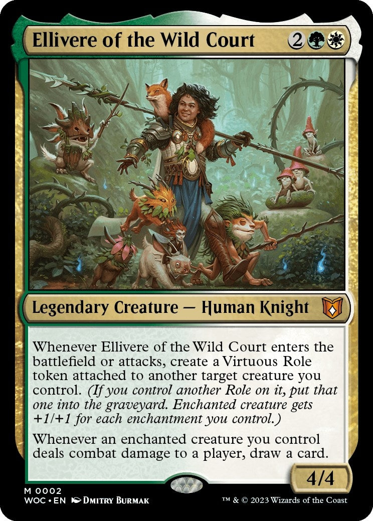 Ellivere of the Wild Court (2) [WOC] - MTG Single