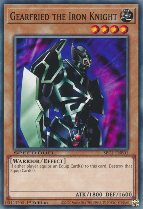 Gearfried the Iron Knight (101) (SBC1) - YuGiOh Single