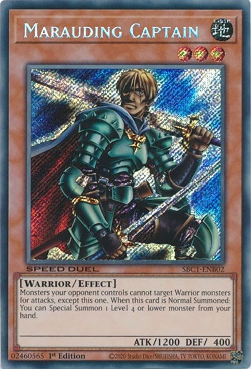 Marauding Captain (Secret Rare) (102) (SBC1) - YuGiOh Single