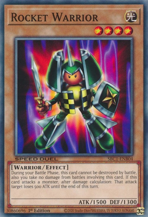 Rocket Warrior (104) (SBC1) - YuGiOh Single