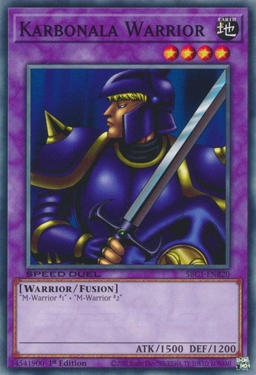 Karbonala Warrior (120) (SBC1) - YuGiOh Single